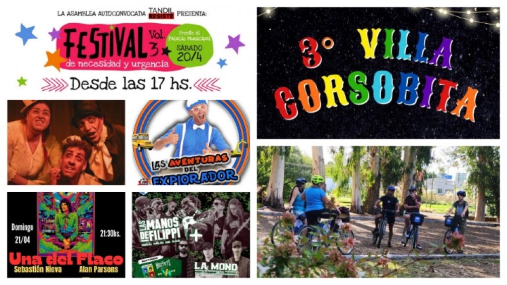 La agenda del fin de semana en Tandil